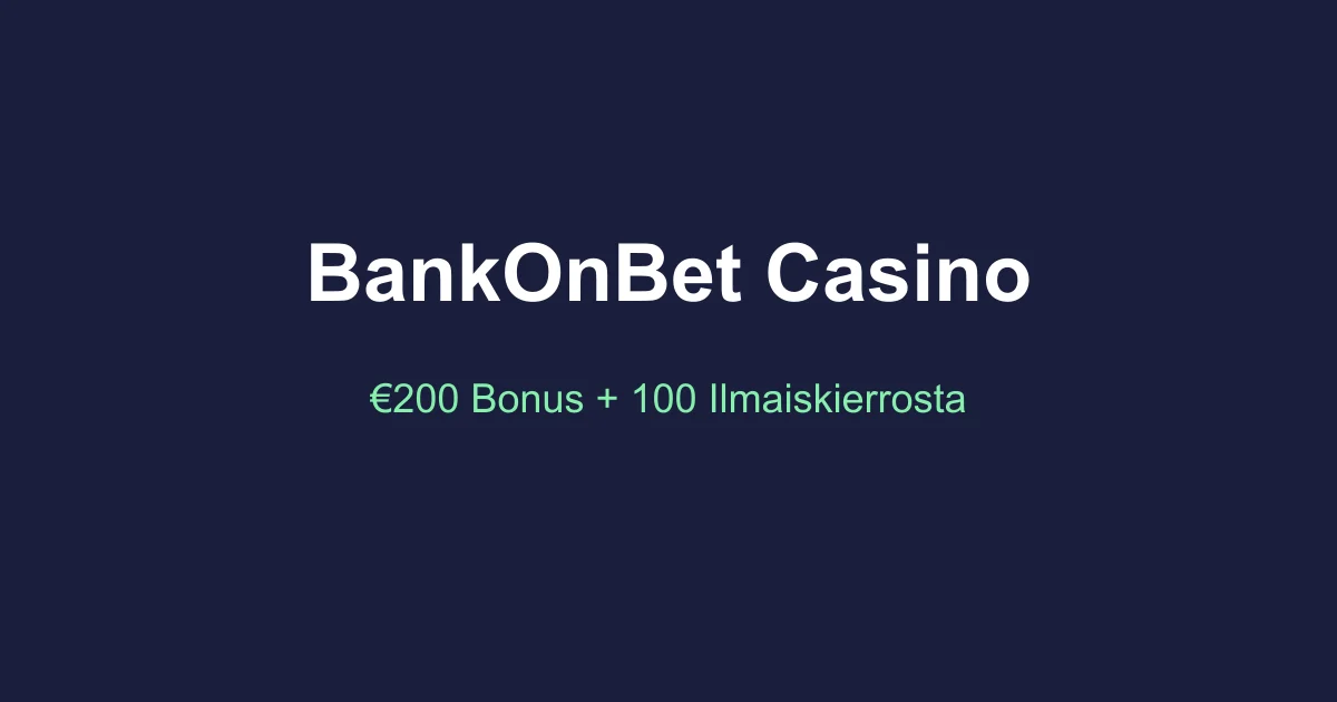 Bankonbet casino